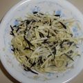 白いぐれーぷ's cooksnap of when they made 素材2ツ☆キャベツ&ひじきの和サラダ.