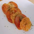 クック0C9CWM☆'s cooksnap of when they made パリパリ焼きチーズのトマトバジル.