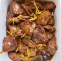すーころり's cooksnap of when they made 鶏レバーの甘辛煮☆山梨B級グルメ風.