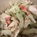 モチ007's cooksnap of when they made 蓮根とセロリと竹輪の粒マスタードサラダ.