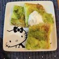 marimomori's cooksnap of when they made 混ぜて焼くだけ抹茶フレンチトースト.