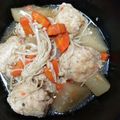クック8SSYN0☆'s cooksnap of when they made ふわふわ鶏団子と大根の中華スープ.