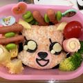fuuchyan＊'s cooksnap of when they made 【キャラ弁】コメコメおにぎり.