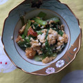 花時計咲いた's cooksnap of when they made あっさり美味♡小松菜と卵のほんだし炒め.