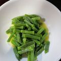 ＭＩ−ＳＡＮ's cooksnap of when they made 便利です！絹さや、インゲンバーター炒め♪.