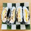 ボブナナ's cooksnap of when they made 運動会に！よろこんぶ3色おにぎらず.