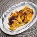 バカリャウ's cooksnap of when they made なすときのこのチリソース煮.