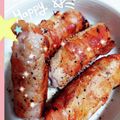 バキ子's cooksnap of when they made ☆ ウインナーの豚バラまき ☆.