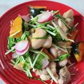 めめちゃん12's cooksnap of when they made 鶏肉と水菜の塩ダレ炒め.