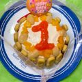 ♡oxゆぅxo♡'s cooksnap of when they made 超簡単‼︎１歳のお誕生日ケーキ.