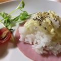 レディー・ババア's cooksnap of when they made ハムごはん(超絶ズボラ実家めし).