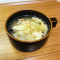 Asato★'s cooksnap of when they made 椎茸と玉ねぎの玉子スープ(醤油味).