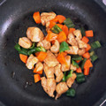 招き猫だいすき＊＊'s cooksnap of when they made レンチンと簡単揚げ焼きで鶏肉の甘酢炒め♡.