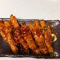 しゅんしゅんパパ's cooksnap of when they made 豚もも肉のピーマン巻でポークチャップ！.