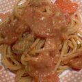 とぉみ98☆'s cooksnap of when they made シチューリメイク！トマトクリーム風パスタ.