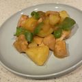 みきんこちゃびぃ！'s cooksnap of when they made 鳥ももとジャガイモ、ピーマンの甘辛炒め.