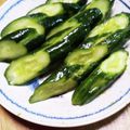 クックCKF4YZ☆'s cooksnap of when they made きゅうりの辛子漬け.