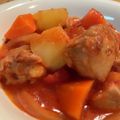 ほのぼのいっこ's cooksnap of when they made 鶏もも肉とじゃがいものトマト煮.