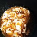 まーー、こ's cooksnap of when they made しゃぶしゃぶ豚肉で豚丼　幼児食　取り分け.