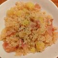 ２４なるるん's cooksnap of when they made さつまいも&ベーコン☆炊き込みご飯.