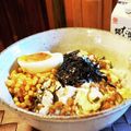 ダッフィーニーうに's cooksnap of when they made チョー簡単!包丁不要!納豆めかぶ豆腐そば.