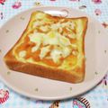 ＠迷子＠'s cooksnap of when they made ✿かぼちゃ煮物でかぼちゃ㋠ートースト✿.