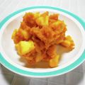 ＠迷子＠'s cooksnap of when they made かぼちゃ煮物リメイク！りんごサラダ♪.