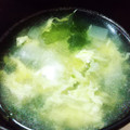 サンフラワー30's cooksnap of when they made わかめ、たまねぎ、たまごスープ☆中華風.
