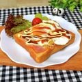 KBBキッチン☆'s cooksnap of when they made 朝食に♡目玉焼きトースト.