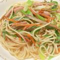 クックM6DK2O☆'s cooksnap of when they made 味噌きんぴらスパゲティ.