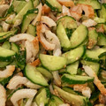 クックMOYN5I☆'s cooksnap of when they made きゅうりとちくわのナムル風.