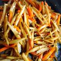 新人クックねこ☆'s cooksnap of when they made 甘辛きんぴらごぼう.