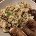 a_cossa's cooksnap of when they made 【楽めし】マッシュルームのバター醤油炒飯.