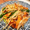 JISU☆'s cooksnap of when they made 鳥胸肉ともやしのチンジャオロース風.