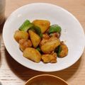 mami♪123's cooksnap of when they made 鶏もも肉とじゃがいもピーマン炒め.:*☆.