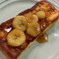 ゆみらんたん's cooksnap of when they made フライパンで絶品キャラメルバナナトースト.