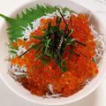 ちゃまたまご's cooksnap of when they made ササッと、イクラしらす ラッキー丼.