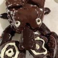 ☆P00H★'s cooksnap of when they made 食べれちゃうカブトムシ❤ケーキの飾りに.