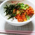 ぱふ♪'s cooksnap of when they made 簡単ごはん♪キムチ納豆丼♪.