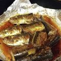 おくみの's cooksnap of when they made いわしの丸干しの醤油焼き～洗い物要らず！.