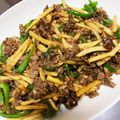 にゃ＊'s cooksnap of when they made 本格的だけど、すんげー簡単！青椒肉絲.
