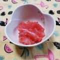 ﾁｲﾁｬﾝﾏﾏ's cooksnap of when they made おさしみの辛子明太子あえ☆.