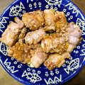 料理診断士（見習い）'s cooksnap of when they made お弁当に☆豚バラちくわ巻☆甘辛たれ.