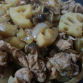 Ｍぱん's cooksnap of when they made 鶏肉とれんこんの黒酢炒め ＊節約＊.