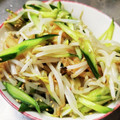 にしあまね's cooksnap of when they made もやしときゅうりの焼き豚サラダ.