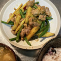 ydk1103's cooksnap of when they made 豚肉とさつまいも、塩バター炒め.