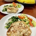 Superlittleboo's cooksnap of when they made 鶏胸肉のローストチキンとハーブスパイス　.