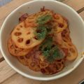 なるえり☆キッチン's cooksnap of when they made 簡単炒めるだけのレンコンとベーコン炒め♪.
