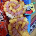 やーさんママ's cooksnap of when they made お弁当に☆薄焼き卵とハムのお花❀.