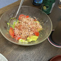 クロ８５'s cooksnap of when they made アボカドとトマトの和風おかかサラダ♪.